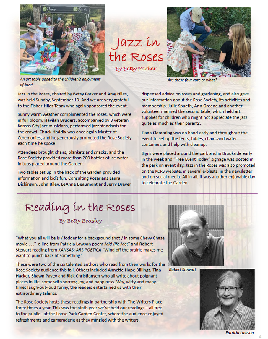 Page 4 - KCRS 2023 Fall Newsletter