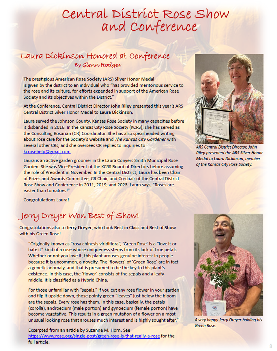 Page 8 - KCRS 2023 Fall Newsletter